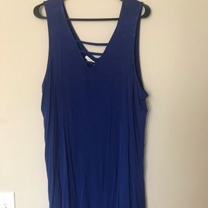 Royal Blue Sleeveless Dress